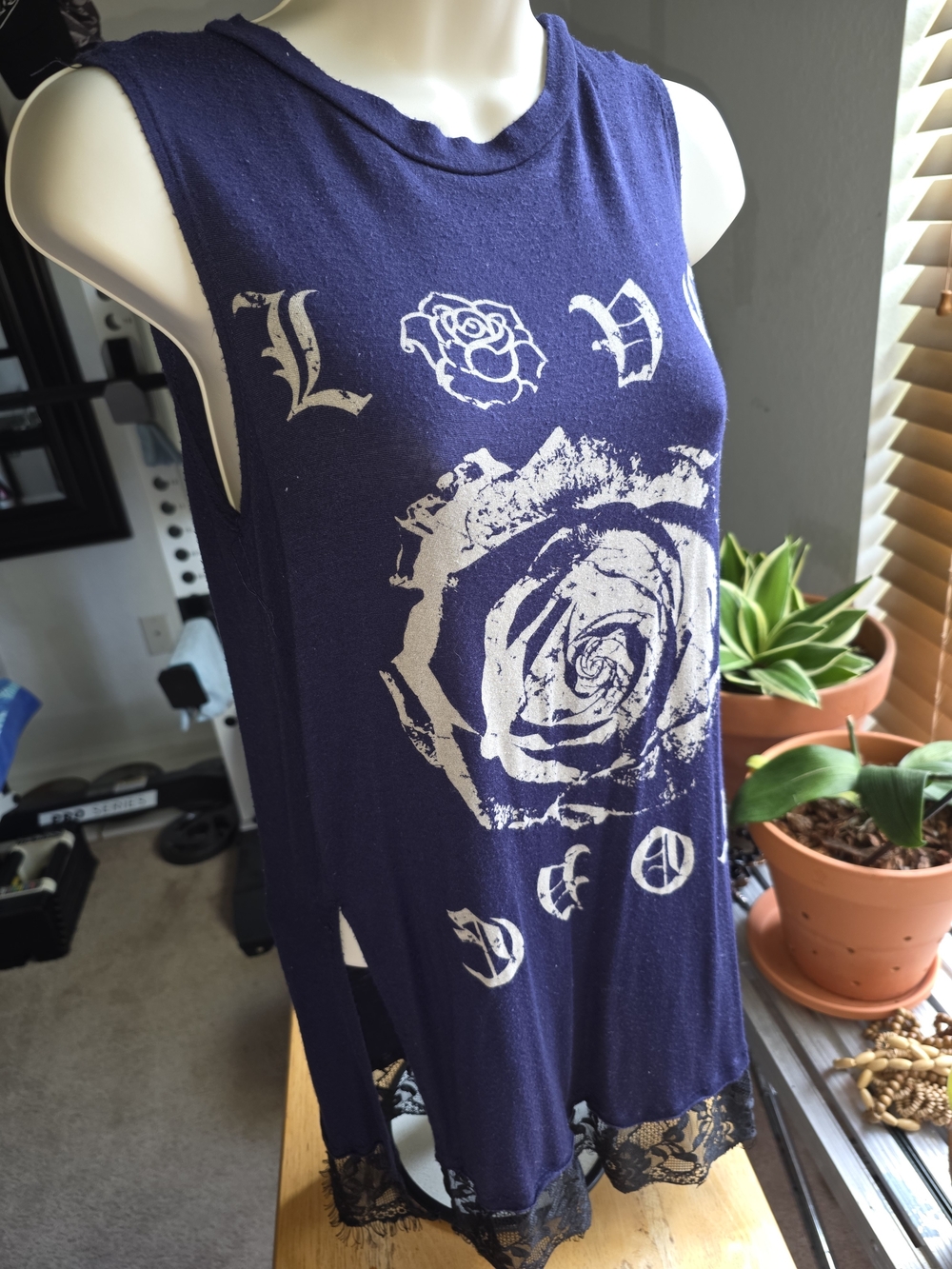 Atticute Love Rose Top with Lace